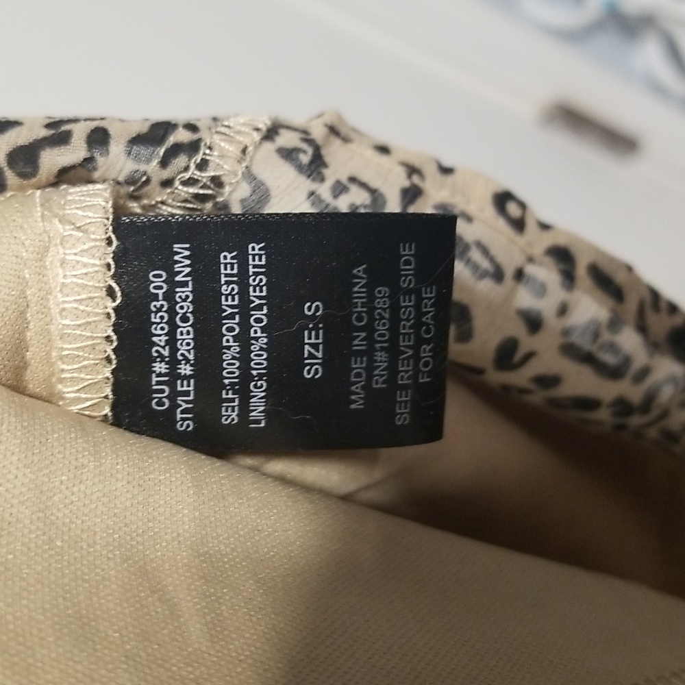 Francesca's Leopard Print Romper - Picture 8 of 9